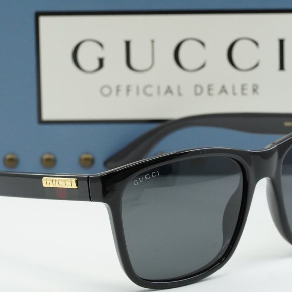 FINAL PRICE NEW GUCCI GG0746S 001 BLACK GREY UNISEX SUNGLASSES - Picture 6 of 11